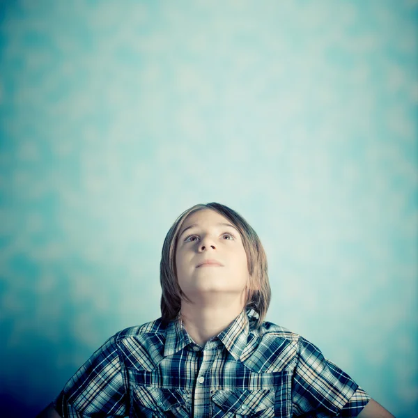 Niño pensó — Foto de Stock