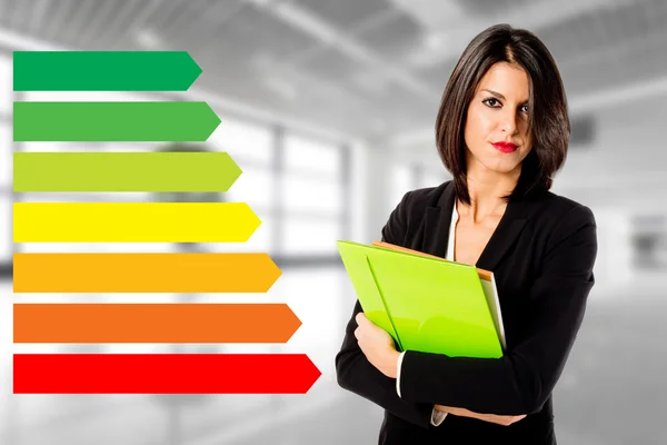 Business woman efficiency — Stock Photo, Image