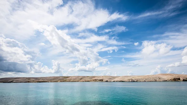 Cielo sobre la isla - Mar croata — Foto de Stock