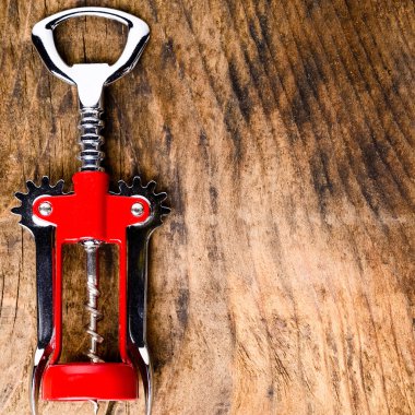 tirbuşon ile menü arka plan