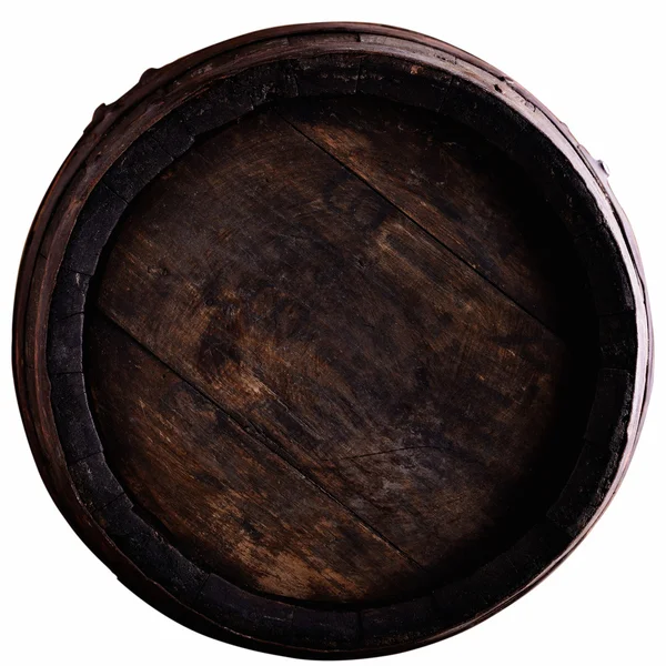 白の写真上で分離 - ワイン樽 — ストック写真