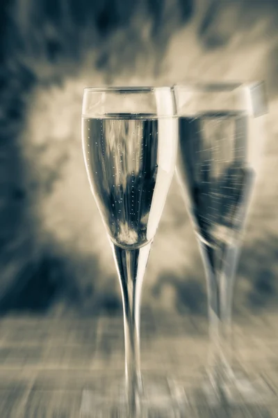Party bubble wine - blurred style photo — Stock Photo, Image