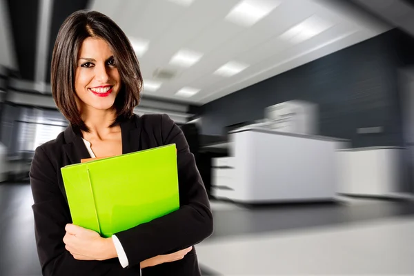 Business woman in office — Stock Photo, Image