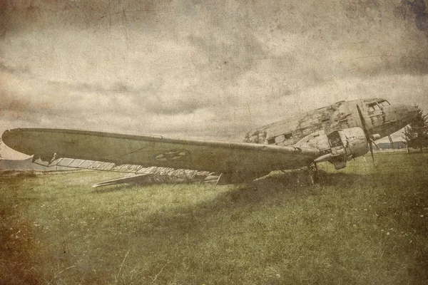 Retro-Hintergrund der Luftfahrt — Stockfoto