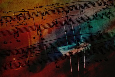müzik retro arka plan