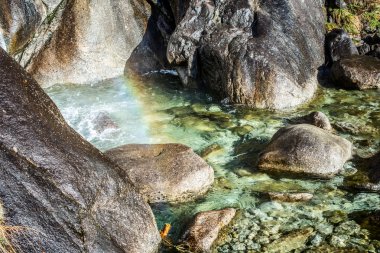 alpin şelale Valtellina İtalya
