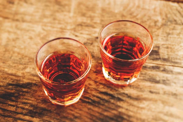 アルコールのショット - ティルト シフトの選択と集中 — ストック写真