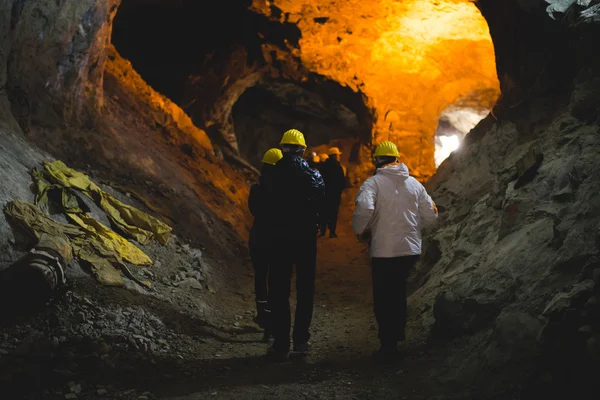 Visitatori abbandonati della miniera — Foto Stock