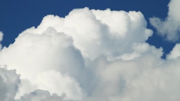 Nuages blancs et ciel bleu — Video