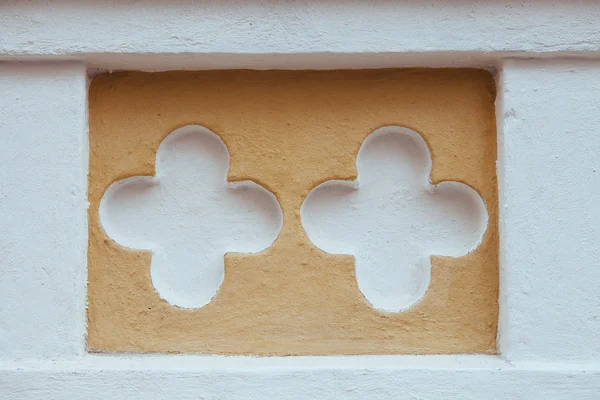 Patterns on the walls of an old city Tallinn, Danish crosses — Stock Photo, Image