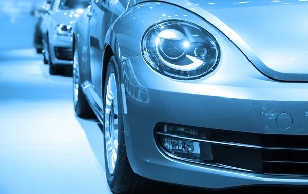 Head lamp and front end details of sports car — Stock Photo, Image