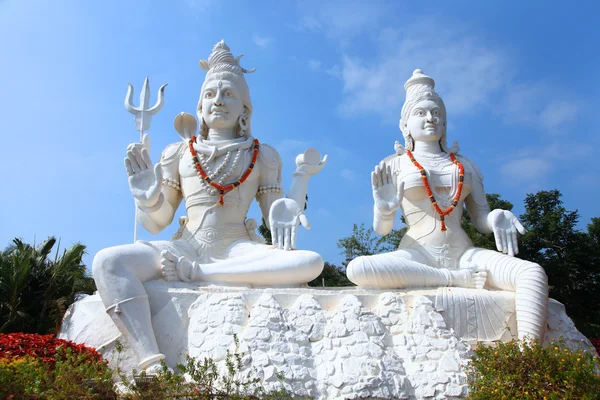 Shiva parvathi Statuen — Stockfoto