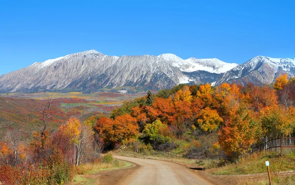 Scenic back road 12 in Colorado — Stock Photo, Image