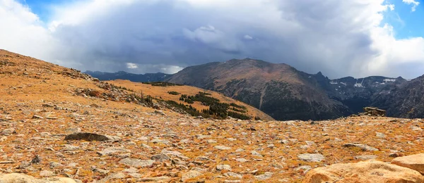 Scenic Bergrug Bij Rocky Mountain National Park Colorado Langs Trail — Stockfoto