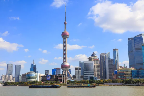 Shanghai Cina Novembre 2019 Cityscape Del Distretto Centrale Shanghai Hub — Foto Stock