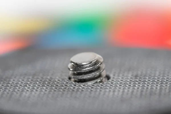 Close Shot Screw Tripod Head — Stock Photo, Image