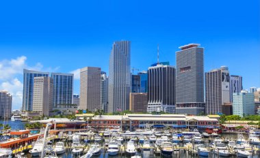 Miami, Florida-3 Temmuz 2017: Miami, ABD 'nin doğu kıyısındaki üçüncü ve ABD' nin yedinci büyük metropolisidir..