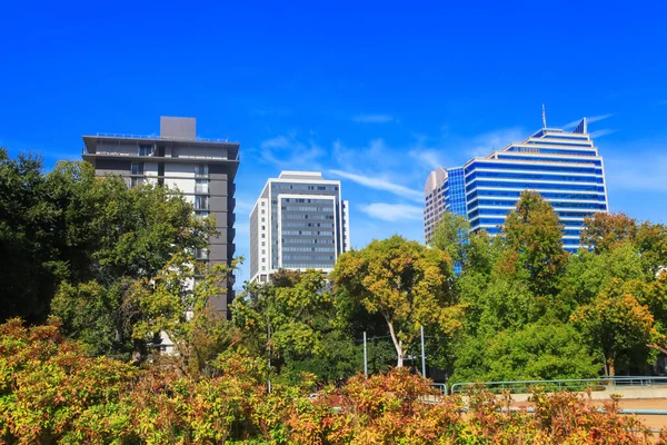 Wysokie Biurowce Sacramento Śródmieście — Zdjęcie stockowe