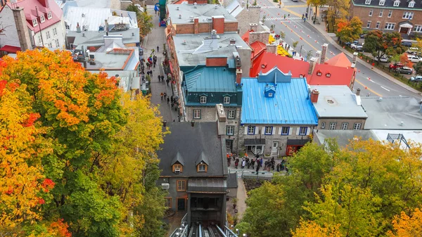 Quebec City Quebec Canada Října 2018 Pohled Staré Město Quebecu — Stock fotografie