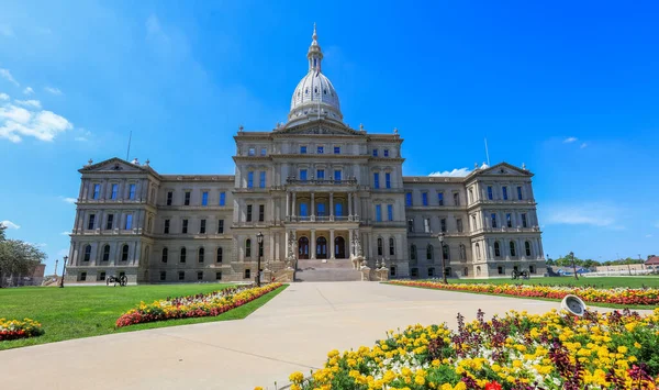 Michigan State Capitol Είναι Κτίριο Που Στεγάζει Νομοθετικό Τμήμα Της — Φωτογραφία Αρχείου