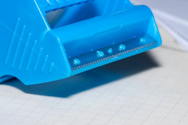 Close Shot Cutting Edge Tape Dispenser — Stock Photo, Image