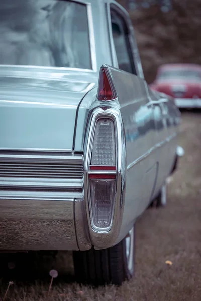 Klasik Arabanın Arka Lambasını Yakın Çekim — Stok fotoğraf