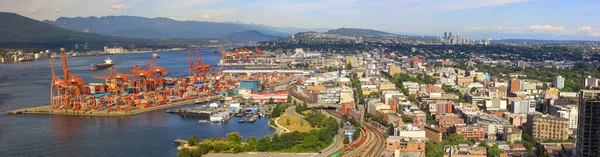 Vancouver Kanada Den Juli 2019 Vancouvers Hamn Den Största Hamnen — Stockfoto