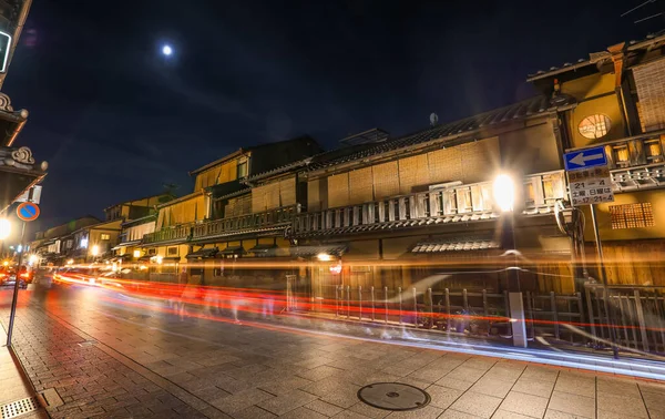Kyoto Japão Agosto 2019 Antiga Rua Patrimônio Mundialmente Famoso Gion — Fotografia de Stock