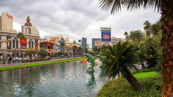 Las Vegas Dec 2019 Maior Parte Las Vegas Strip Foi — Fotografia de Stock