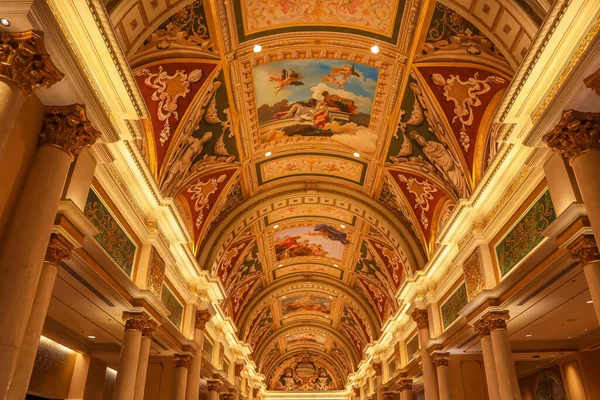 Las Vegas Dec 2019 Hôtel Luxe Vénitien Casino Convention Complexe — Photo