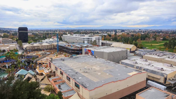 Los Ángeles California Diciembre 2019 Vista Aérea Los Estudios Universales —  Fotos de Stock