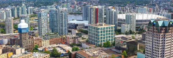 Vancouver British Columbia Canada July 2019 Aerial View Downtown Vancouver — Stock Photo, Image