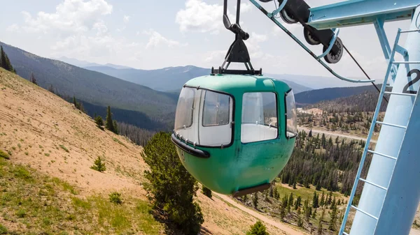 Teleférico Azul Paso Monarch Colorado — Foto de Stock