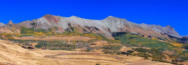 Mount Sneffels Rozsah Podél Poslední Dolar Silnice Coloradu Během Podzimu — Stock fotografie