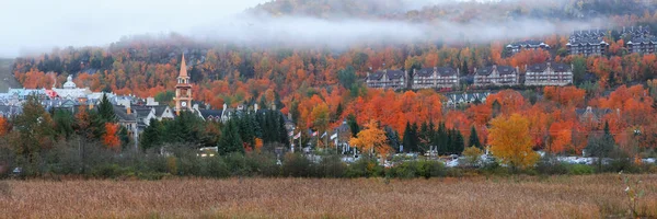 Mont Tremblant Quebec October 2019 Panoramic View Mont Tremblant Village — Stock Photo, Image