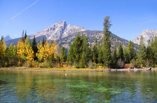 Jenny lago in Grand Tetons — Foto Stock