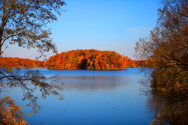 Autumn Island — Stock Photo, Image