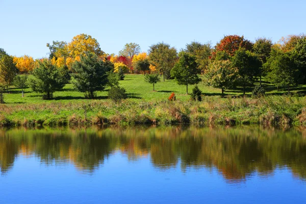 Autumn reflections — Stock Photo, Image