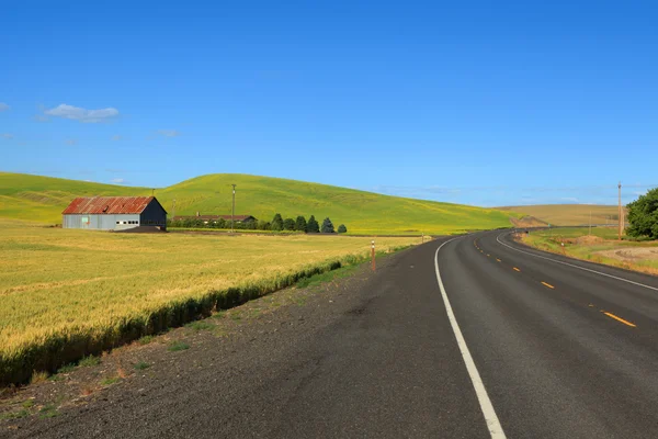 Landfahrt im Bundesstaat Washington — Stockfoto