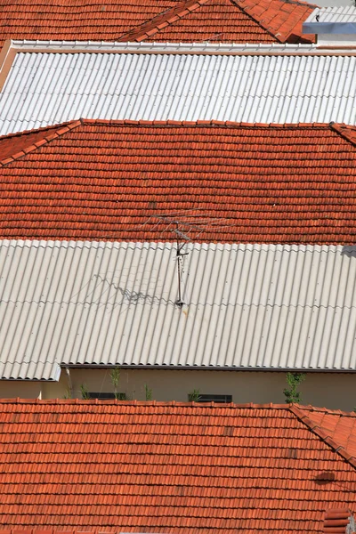 Рядок дахів. — стокове фото