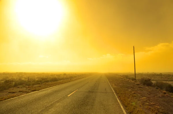 Landelijke weg — Stockfoto