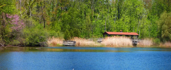 Ponte coberta em Michigan — Fotografia de Stock