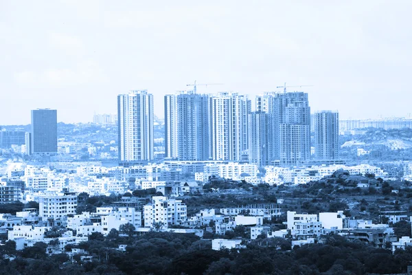 Letecký pohled na Vijayawada — Stock fotografie