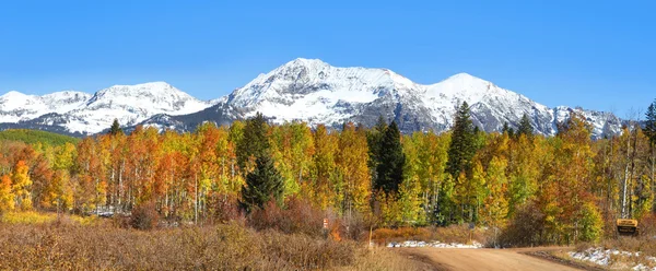 Herbstpanorama von colorado — Stockfoto