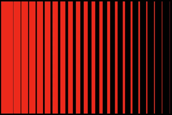 Vertical Stripes Black Red Vector Background — Stock Vector