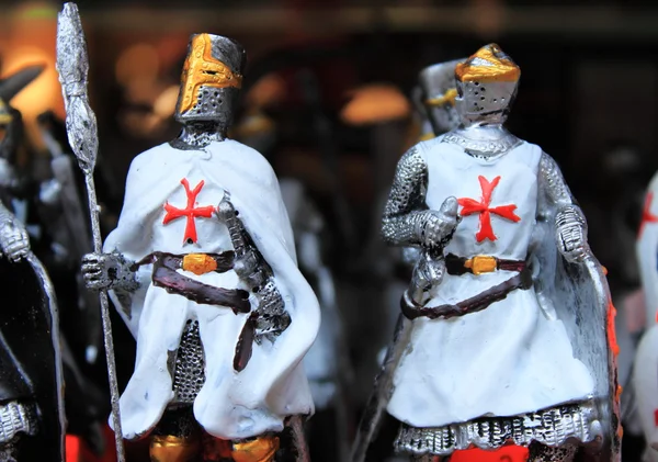 Crusaders tin soldiers — Stock Photo, Image