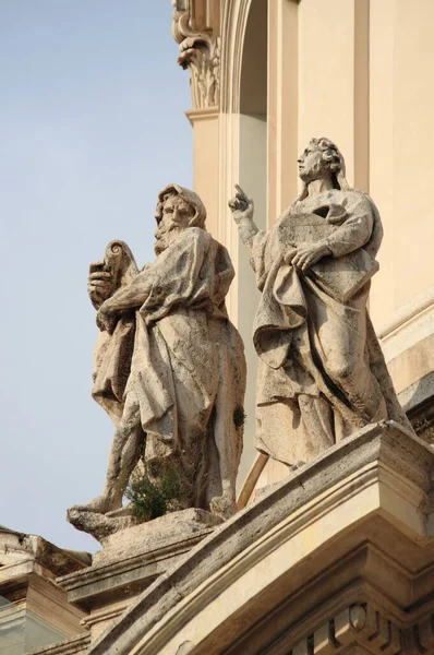 Fasáda Kostela Marie Loreta Římě Itálie — Stock fotografie