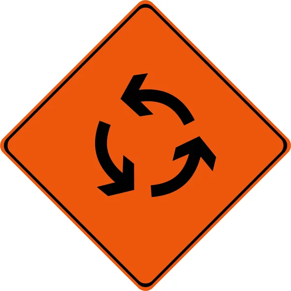Προειδοποιητικό Σήμα Κυκλικό Σύμβολο — Φωτογραφία Αρχείου