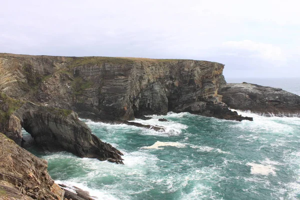 Coastline Mizen Head Stormy Weather County Cork Ireland — Stock Photo, Image