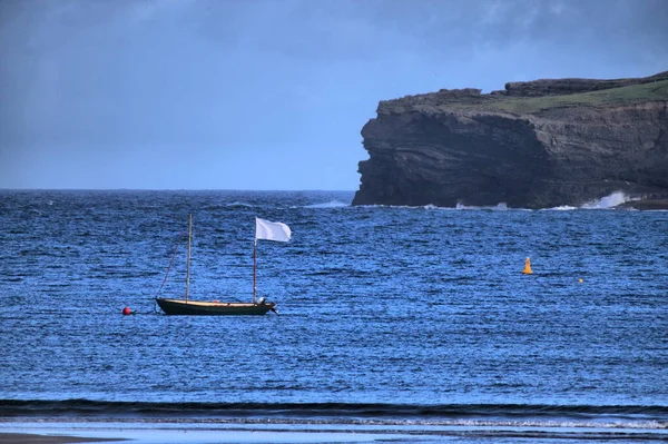 Vista Panorámica Pueblo Pesquero Irlanda — Foto de Stock